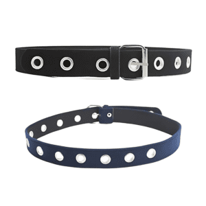 Kids Belt Black & Blue Combo
