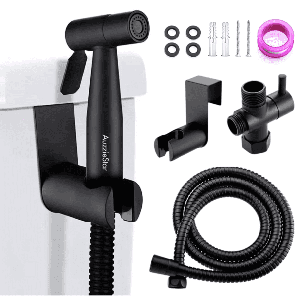 Toilet Bidet Spray Black