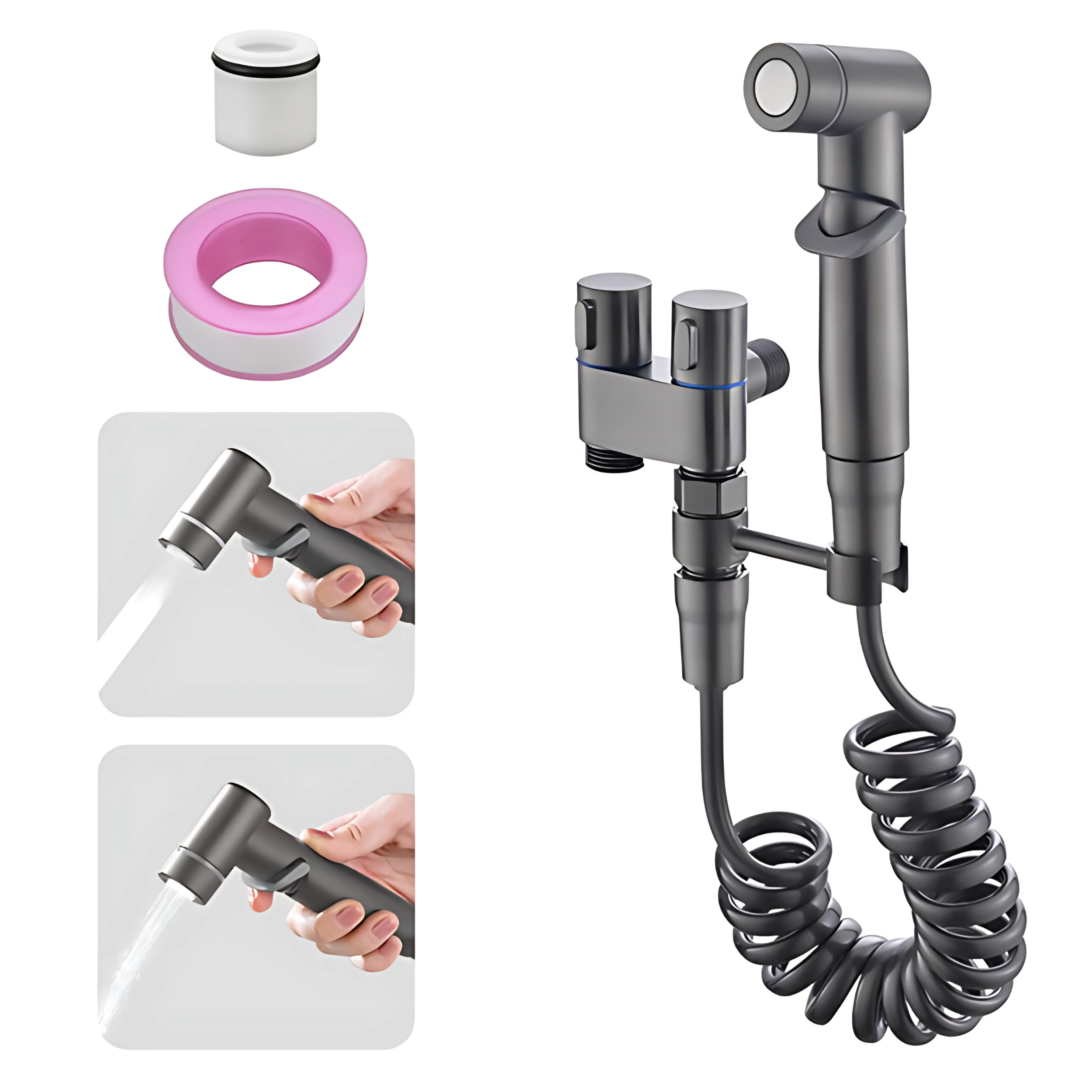 Bidet Toilet Spray Gun Metal